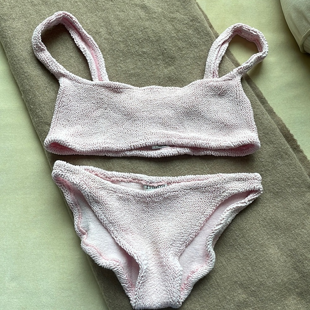 Hunza G Xandra bikini set in color light pink